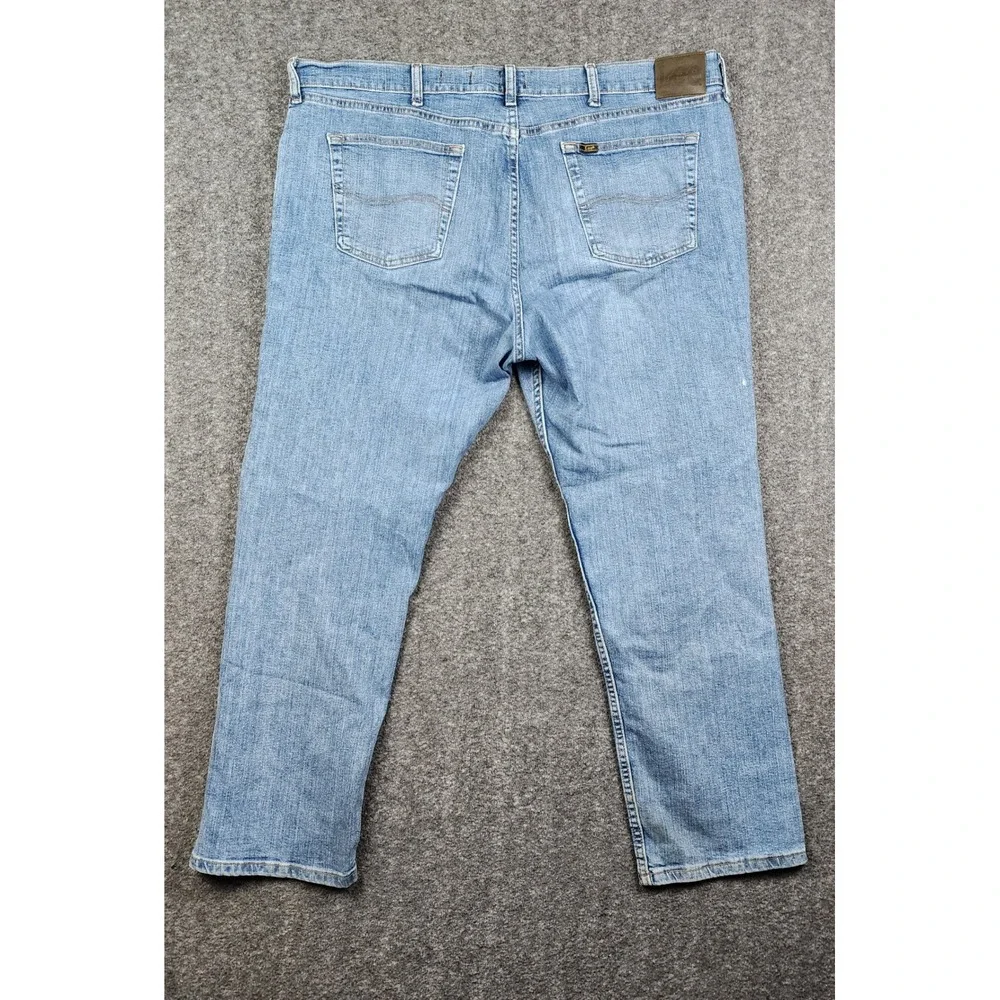 Lee‎ Classic Fit Jeans Mens 42x29 Light Blue Denim Straight Leg Pants
